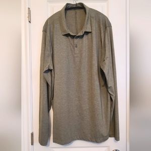 Men's Lululemon long sleeve polo shirt